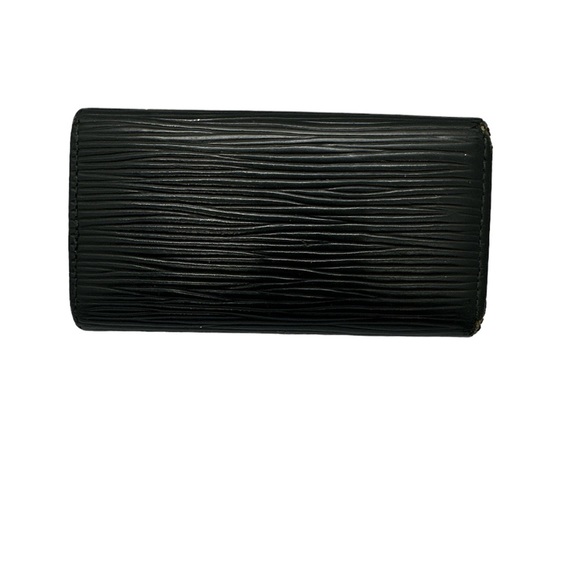-CA0096 Authentic Louis Vuitton Black Epi Key Holder - Picture 5 of 12